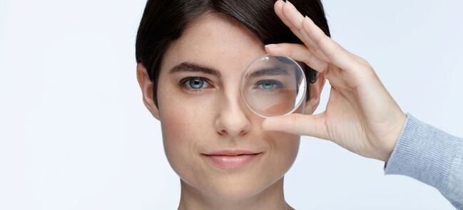 Hard lenses can be used to improve vision