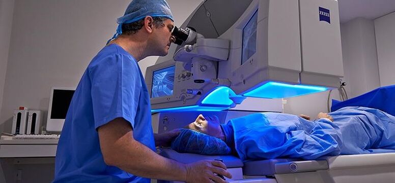 Laser vision corrosion does not last long and has small side effects